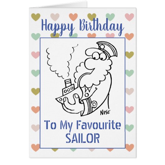 Happy Birthday Sailor (Voorkant)