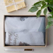 Happy Birthday Sandy Chocolade Cake Tissuepapier (Geschenk)