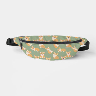Happy Birthday Schattige Corgi Pattern voor Honden Heuptasje