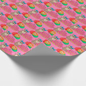 Happy Birthday Schattigee puppy met ballonnen en t Cadeaupapier