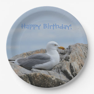 Happy Birthday Seagull Papieren Bordje