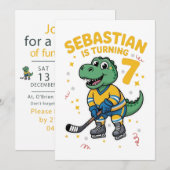 Happy Birthday Sebastian 7th Bday Kaart (Voorkant / Achterkant)