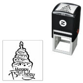 Happy Birthday Self Inking Rubber Stamp Zelfinktende Stempel (In situ)