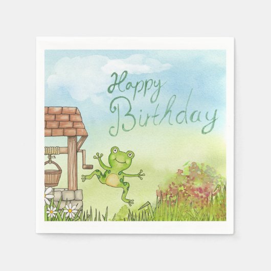 Happy Birthday Servetten (Voorkant)