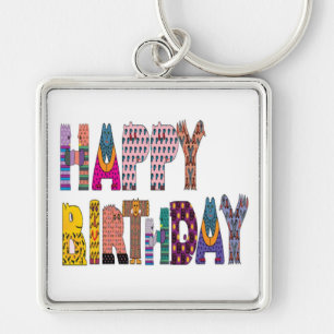 "HAPPY BIRTHDAY" SIGN SLEUTELHANGER