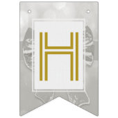 ☆ HAPPY BIRTHDAY ☆ Silver Bow Vlaggetjes (Tweede vlag)