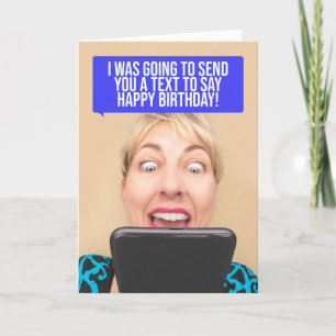 Happy Birthday Sms Vrouw Humor Feestdagen Kaart