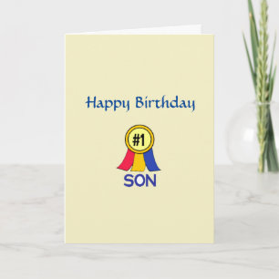 Happy Birthday Son Card Kaart