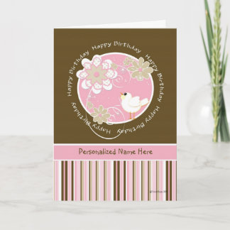 Happy Birthday Song Bird Sjabloon