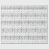 Happy Birthday Song Cadeaupapier (Vlak)