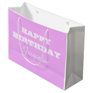Happy Birthday speciaal voor haar Cute Chic Groot Cadeauzakje
