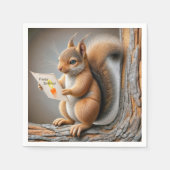 Happy Birthday Squirrel Servet (Voorkant)