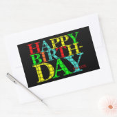 Happy Birthday Sticker (Envelop)