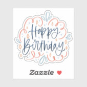 Happy Birthday sticker (Vel)