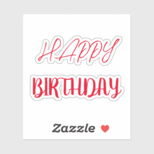 Happy Birthday Sticker