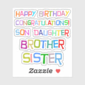 Happy Birthday Sticker (Vel)