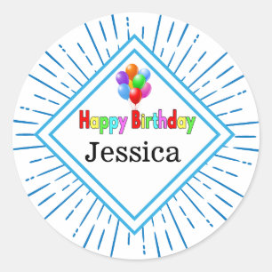 Happy Birthday  Sticker Sheet