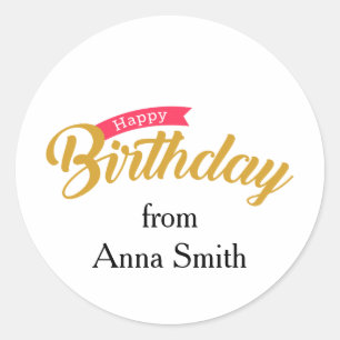Happy Birthday  Stickers