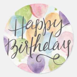Happy Birthday Stickers