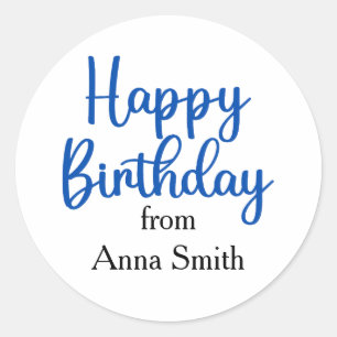 Happy Birthday Stickers