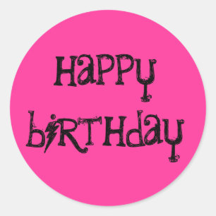 Happy Birthday stickers