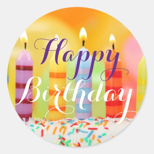 Happy Birthday Stickers (Voorkant)