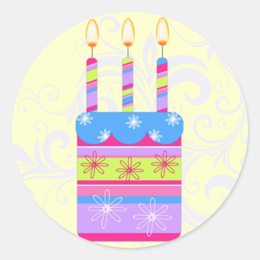 Happy Birthday Stickers (Voorkant)