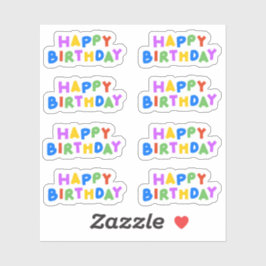 Happy Birthday Stickers