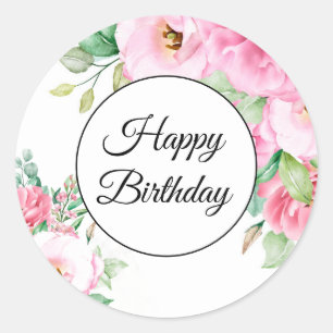 Happy Birthday Stickers