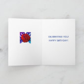 Happy Birthday Sugar Skull Kaart - DD3 (Binnen)