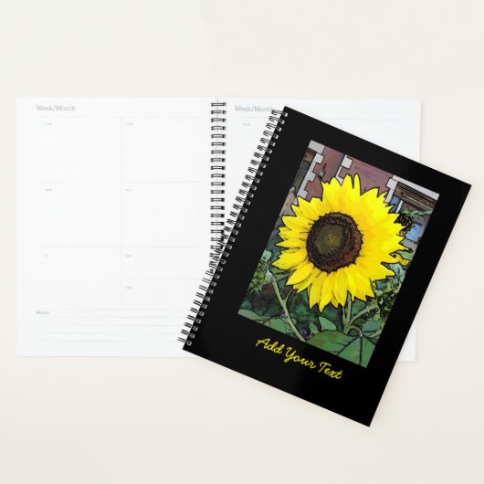 Happy Birthday Sunflower Planner (Display)