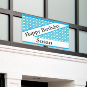 "Happy Birthday Susan Custom Spandoek (Buitenkant Gebouw)