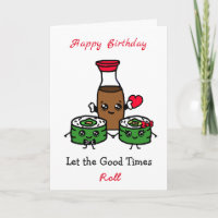 Happy Birthday Sushi Pun