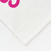 Happy Birthday Sweet 16 Fleece Deken (Hoek)