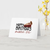 Happy Birthday Sweetie Pie Kaart (Gele Bloem)