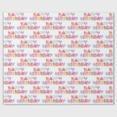 Happy Birthday Sweets Cadeaupapier (Vlak)