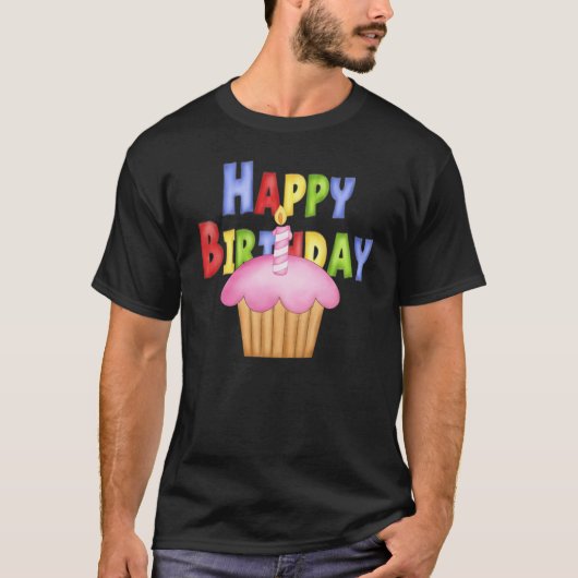 Happy Birthday T-shirt (Voorkant)