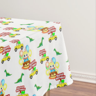 Happy Birthday Tablecloth Alligator Tafelkleed