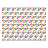 Happy Birthday Tablecloth Hippopotamus Tafelkleed (Voorkant (Horizontaal))