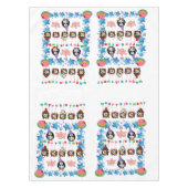 Happy Birthday Tablecloth Penguin Pink Tafelkleed (Voorkant)