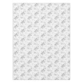 Happy Birthday Tablecloth Silver Hearts Tafelkleed (Voorkant)