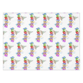 Happy Birthday Tablecloth Tafelkleed (Voorkant (Horizontaal))