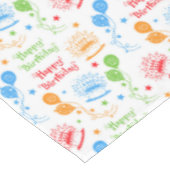 Happy Birthday Tafelkleed (Gekanteld)