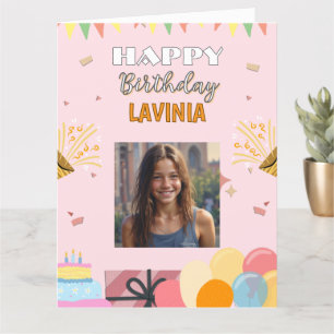 Happy Birthday Teenager Girl, voor dochter Kaart