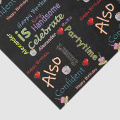 Happy Birthday Tissue Paper Alexander Tissuepapier (Detail)