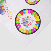 Happy Birthday Tissue Paper Bumblebee Tissuepapier (Detail)