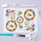 Happy Birthday Tissue Paper Bumblebee Tissuepapier (Craft)