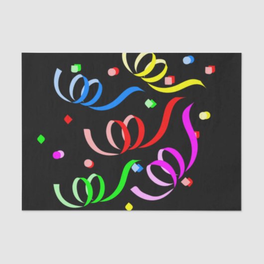 Happy Birthday Tissue Paper Confetti Tissuepapier (Voorkant)