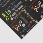 Happy Birthday Tissue Paper David Tissuepapier (Detail)