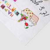 Happy Birthday Tissue Paper FUN Cupcake Tissuepapier (Detail)